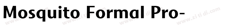 Mosquito Formal Pro字体转换